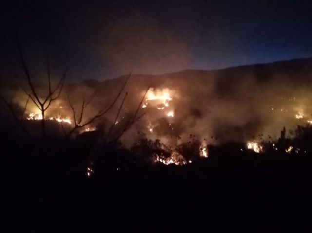 Incendio consumió 25 hectáreas de pastizales en Tarija