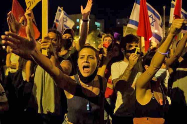 Arrestan a israelíes en una protesta anti-Netanyahu