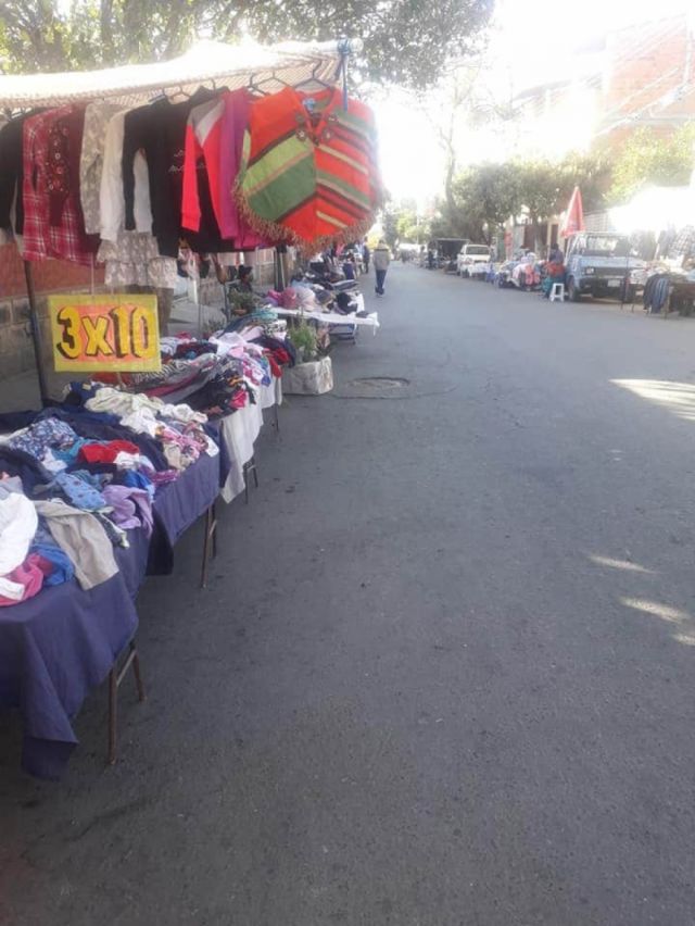 Vecinos del barrio La Pampa de Tarija piden suspender ferias de productos y ropa americana 