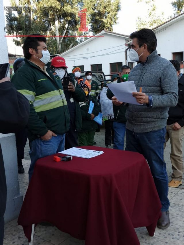 Trabajadores de EMAT suspenden huelga y firman acuerdo con Alcaldía de Tarija