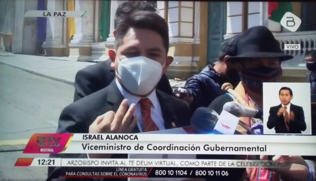 Controversia entre parlamentarios y gabinete de Áñez en el 6 de agosto :Minuto a Minuto