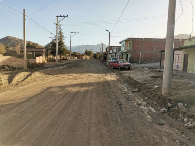 Tarija: Inicia la primera fase del asfaltado de la calle principal de Padcaya