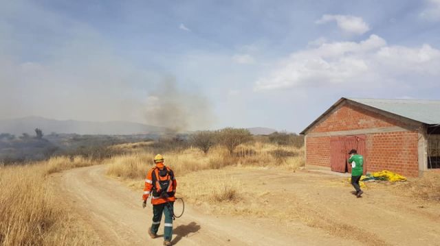 Bomberos y Alcaldía reportaron que incendio en San Mateo fue controlado 