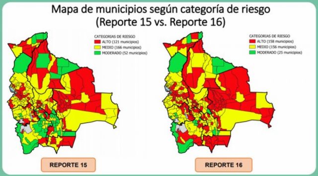 Sube de 121 a 158 los municipios con índice alto de contagios Covid