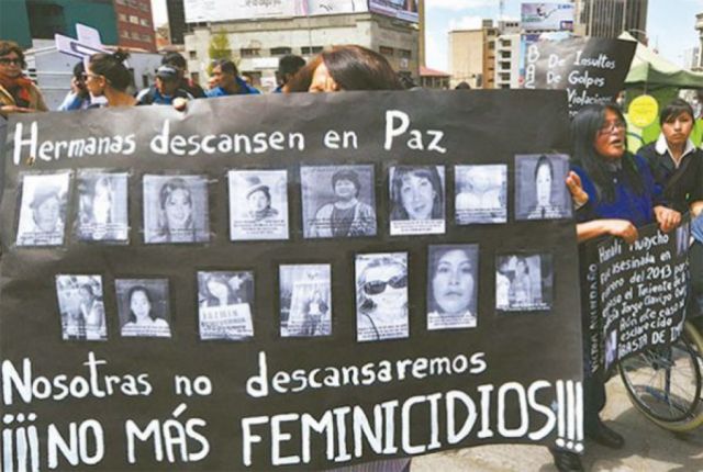 Fiscalía investiga presunto feminicidio en Vinto; a nivel nacional se registran 83 casos