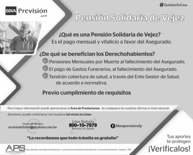 ¿Qué es una pensión de vejez y de qué se benefician los derechohabientes? conoce más información con BBVA Previsión AFP