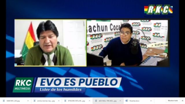 Evo cuestiona uso de "compañeras" en temas políticos