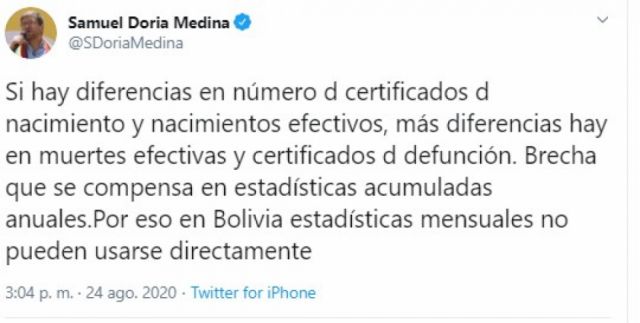 Doria Medina advierte rezagos en inscripción de decesos en el Sereci, los datos de NYT pueden ser peores