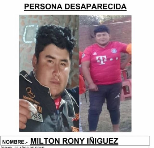 Hallan muerto a joven reportado desaparecido en El Rancho-Tarija