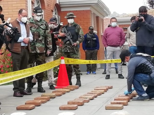 FELCN secuestró 132 kilos de marihuana valuada en $us 133 mil