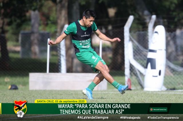 Diego Wayar: “Sólo pensamos en los partidos  contra  Brasil y Argentina” 