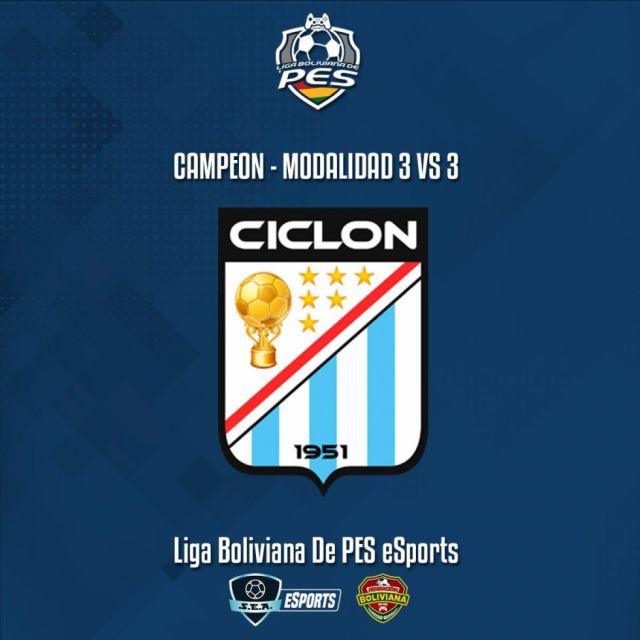 ¡Ciclón campeón de la Liga de PES!