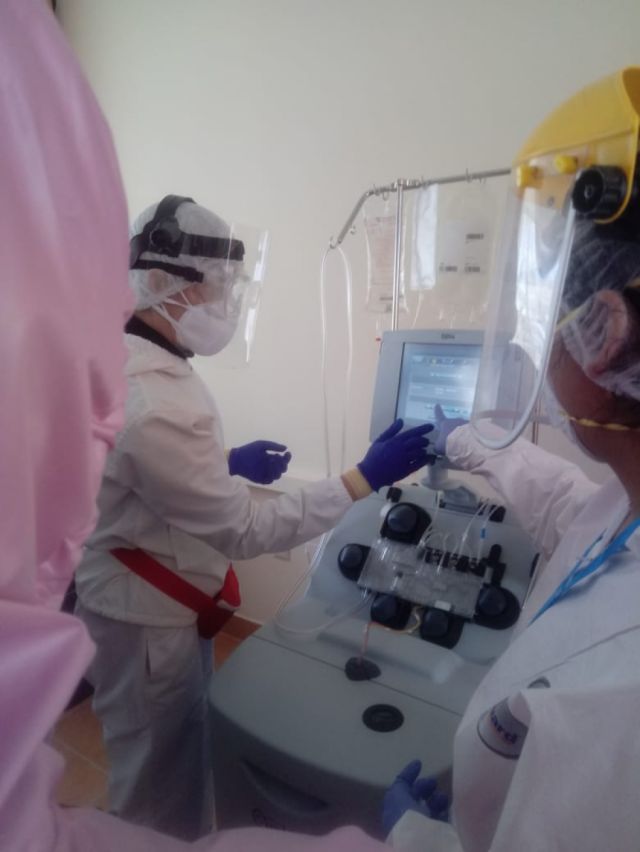 Equipo de Aféresis en Tarija ya instalado