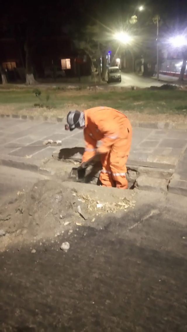 Trabajos de limpieza de bocas tormentas 
