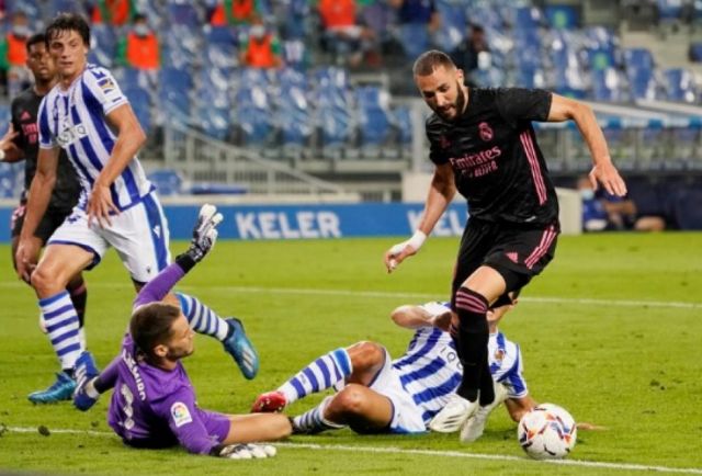 El Real Madrid no pudo en su debut ante Real Sociedad