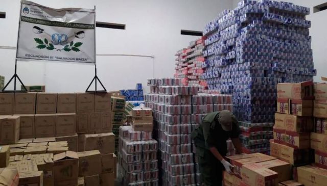 Incautan productos de contrabando valuados en Bs 1 MM