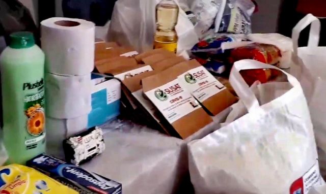 Gobernación de Tarija entrega kit de medicamentos y canastas alimentarias para pacientes Covid de Bermejo