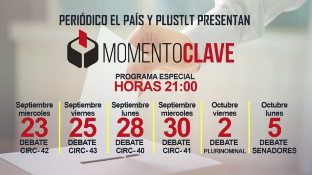 Los debates electorales llegan a Plus TLT y El País