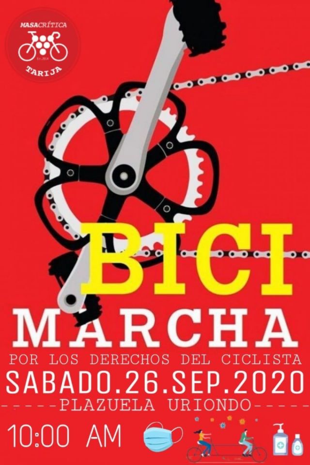 Masa Crítica saldrá a las calles para defender los derechos de los ciclistas de Tarija