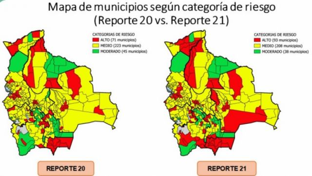 Tarija con todos sus municipios en alto riesgo por la pandemia del Covid-19