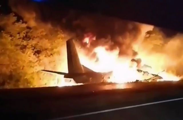 Accidente: se estrella un avión en el noreste de Ucrania