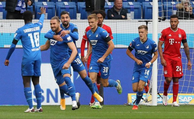 El Hoffenheim acaba con la racha del Bayern Múnich