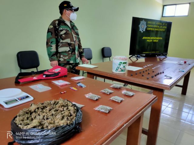 Cinco nuevos casos de microtráfico en Tarija, uno de ellos en el interior de Morros Blancos