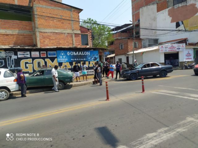 Reportan accidente de tránsito en la avenida La Paz