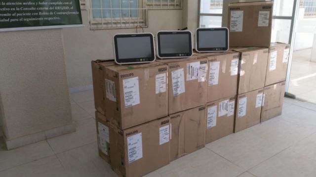 Hospital de Tarija recibe equipamiento médico y refuerza la UTI de Covid-19