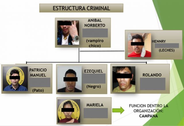 Desarticulan banda criminal liderada por un chileno