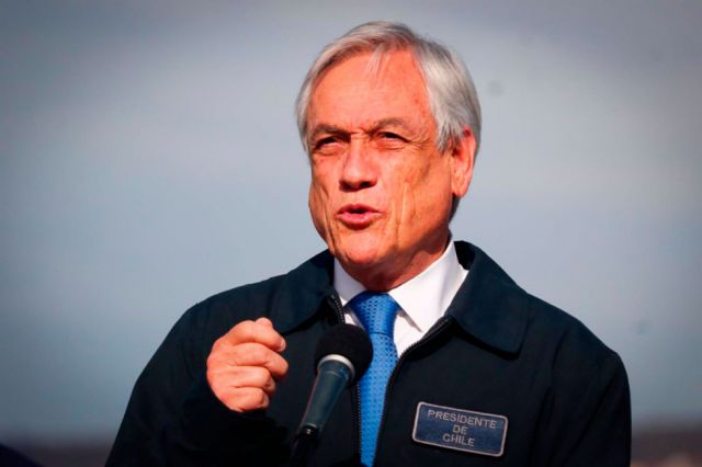 Piñera mostró su respaldo a Carabineros