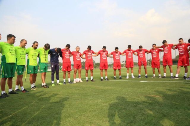 La Selección trabaja en San  Pablo a la espera del partido