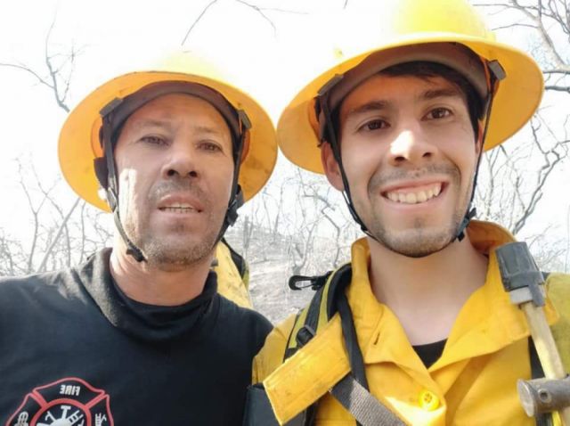 Selfie de bomberos 