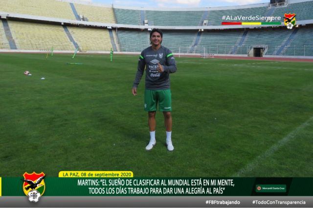 Marcelo Martins ajusta la puntería hacia la Albiceleste