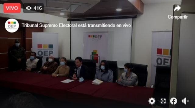 El TSE suspende el conteo rápido y habrá que esperar al cómputo oficial