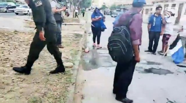 Mira el video aquí: Militantes del MAS y policías se agreden 