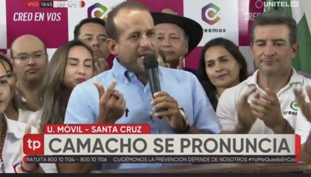 Camacho esperará resultados oficiales de elecciones