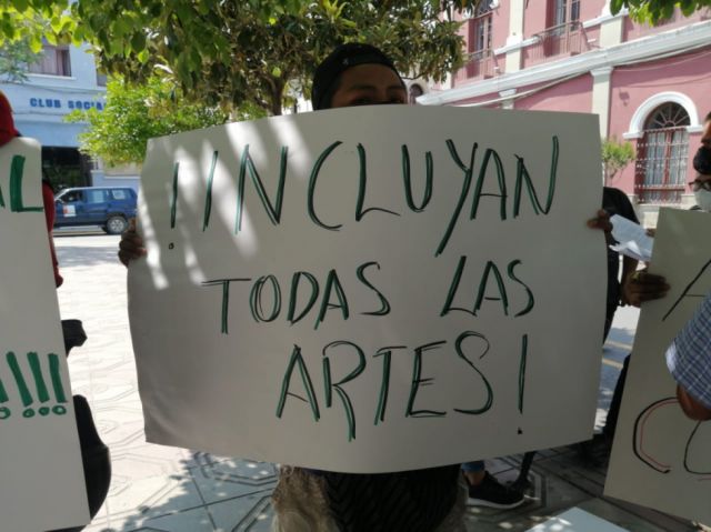 Artistas de Tarija protestan por el Fondo Editorial y piden que sea "inclusivo"