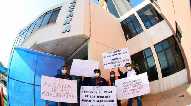 Aasana advierte no pagar sueldos si trabajadores no levantan huelga