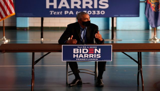 Obama sale a hacer campaña por Joe Biden
