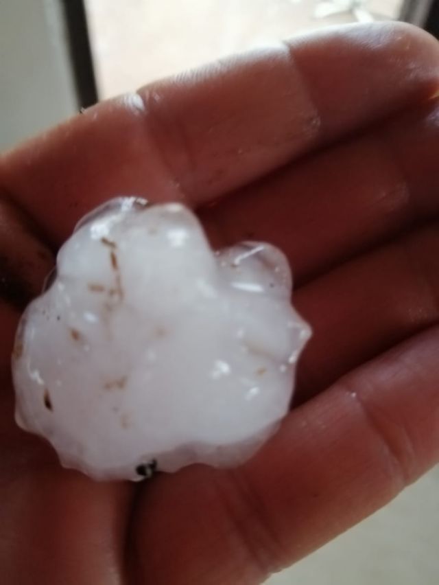 Reportan granizada en Entre Ríos y Cercado
