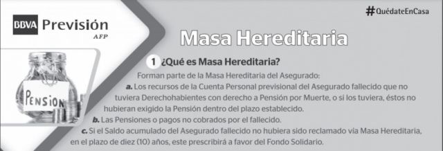 Masa Hereditaria -BBVA Previsión
