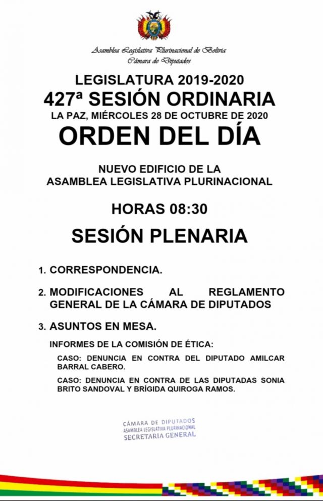 Reclaman por cambios en Reglamento de las Cámaras de la Asamblea