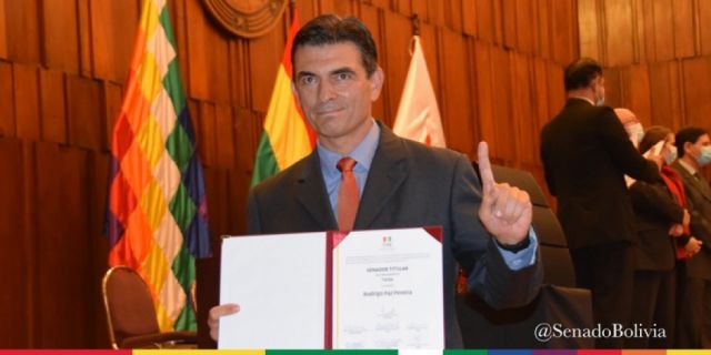 Senadores por Tarija reciben credenciales en la ALP