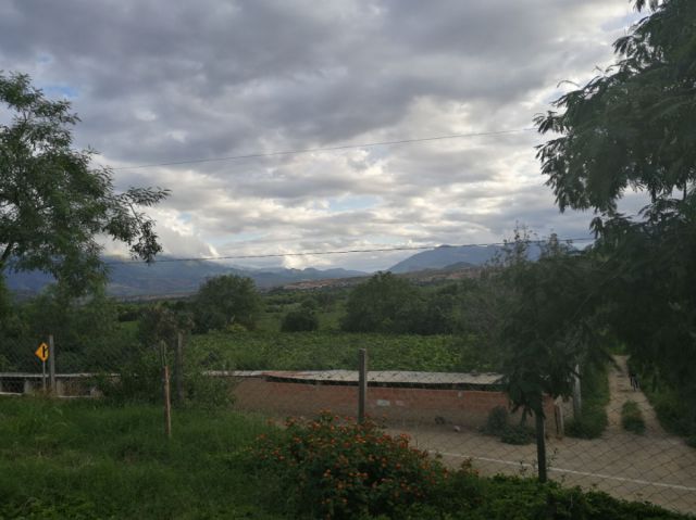 Verde paisaje visto desde La Choza