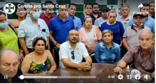 "Activistas radicales" secuestran a directores del Comité Cívico de Santa Cruz