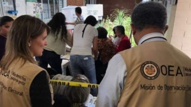 Misión de Observación de la OEA califica el proceso electoral como equitativo y libre