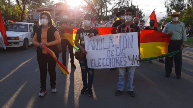 Marcha del Comité Cívico protagonizada el 4 de noviembre