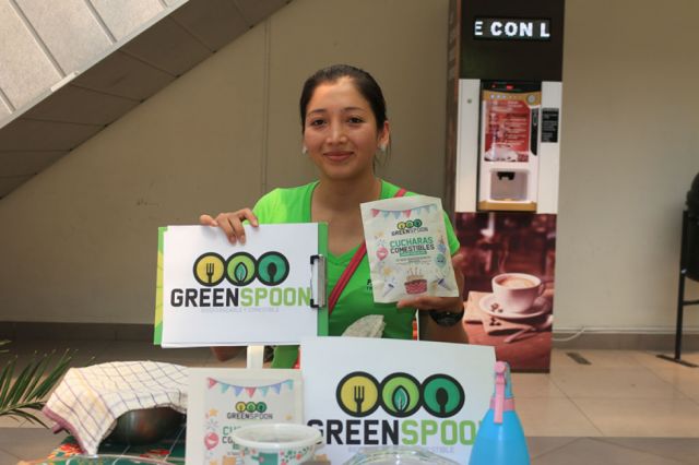 Moira Ayarde, propietaria de GreenSpoon,  un emprendimiento ecofriendly.