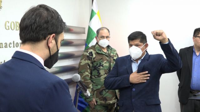 Jaime Mamani es el nuevo viceministro de Defensa Social y Sustancias Controladas